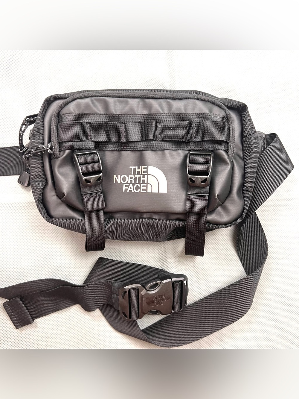 The North Face Base Camp Lumbar Pack hip fanny waist bag -Black/Asphalt Grey